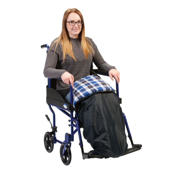 Padded wheelchair leg cosy at low prices!
