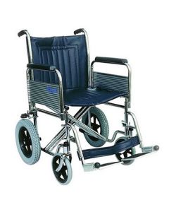 Days Healthcare Heavy Duty Transit Steel Wheelchairs Shown from the side view