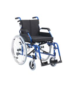 Drive Medical XS Aluminium Wheelchair blue side view