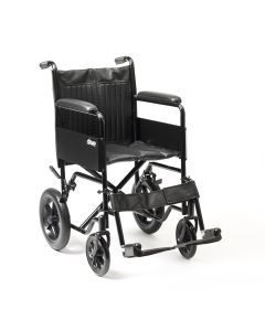 Drive Medical Budget Steel Transit Wheelchair in black