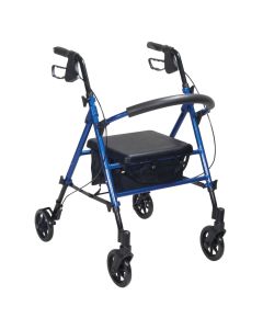 Drive Medical Ultra Lightweight Rollator shown in blue