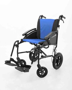 Excel G-Logic Transit Wheelchair shown from the side angle