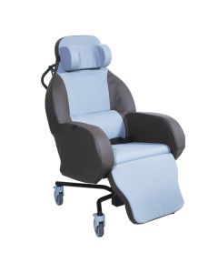 The Integra shell seat shown upright from the side view
