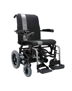 Karma Ergo Traveller Powerchair viewed from the side angle