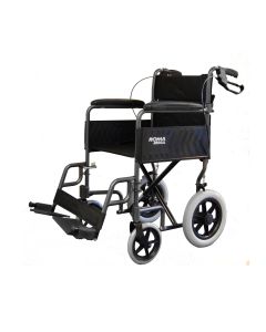 Roma Lightweight Car Transit Wheelchair In Silver