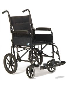 Lomax Uni 9 Transit Wheelchair viewed from the side