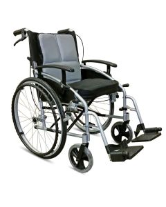 M Brand Dlite X self propelled lightweight wheelchair side view
