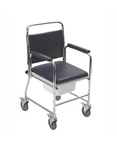 Mobile Wheeled Commode Chair