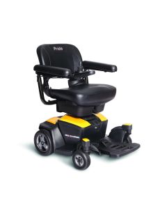 Go Chair powerchair in yellow from Pride Mobility