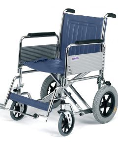 Roma Medical 1485 Heavy Duty Bariatric Transit Wheelchair Shown from the side view