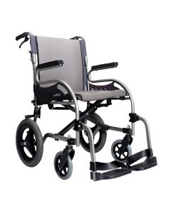 Karma Star 2 Lightweight Transit Wheelchair shown from the side view