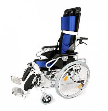 A tilt in space reclining self propelled wheelchair