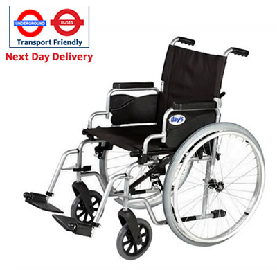 The Days healthcare Whirl wheelchair in silver