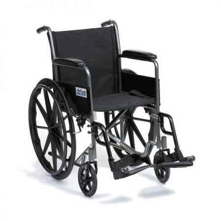 Drive Medical Silver Sport Self Propelled Wheelchair