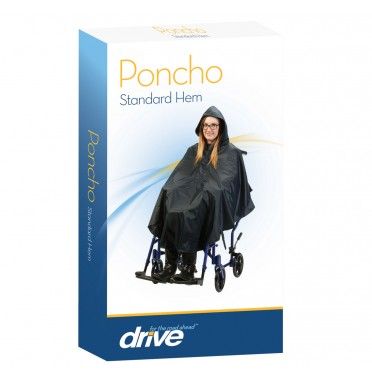 Flat Hem Wheelchair Poncho