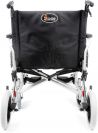 Esteem Heavy Duty Bariatric Transit Wheelchair with brakes shown from the rear