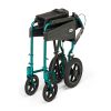 Days Escape Lite Transit Wheelchair in green showing it folded