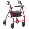Side view of the Drive Medical lightweight prescription rollator