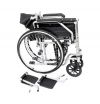 Ugo Essential self propelled wheelchair folded with foot rests removed for transportation or storage