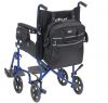 Wheelchair Bag Set showing the larger bag attached to the rear of the wheelchair