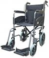 Z-Tec 601X Aluminium Transit Wheelchair in Grey