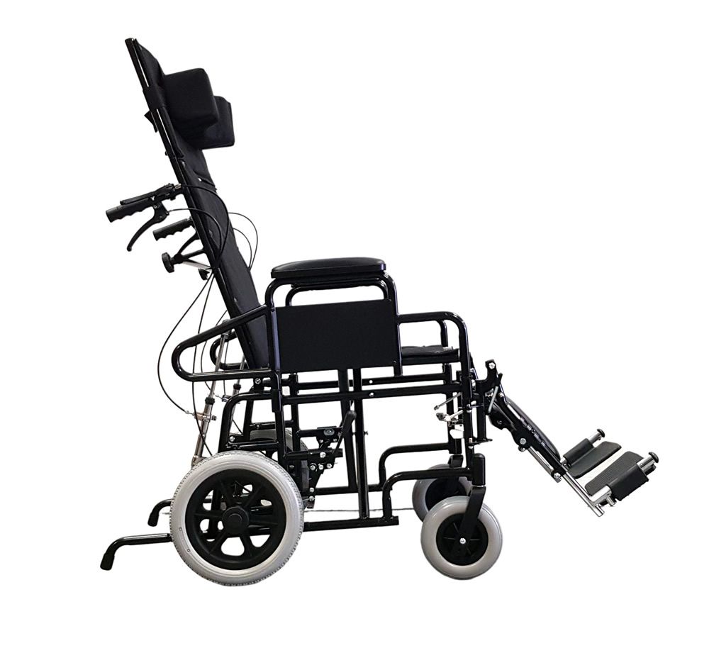 Ugo Reclining Transit Wheelchair side view